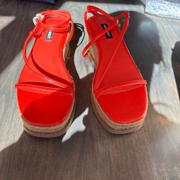 Nine west Alexx womens wedge Sandals‎ size 6.5 - Picture 1 of 3